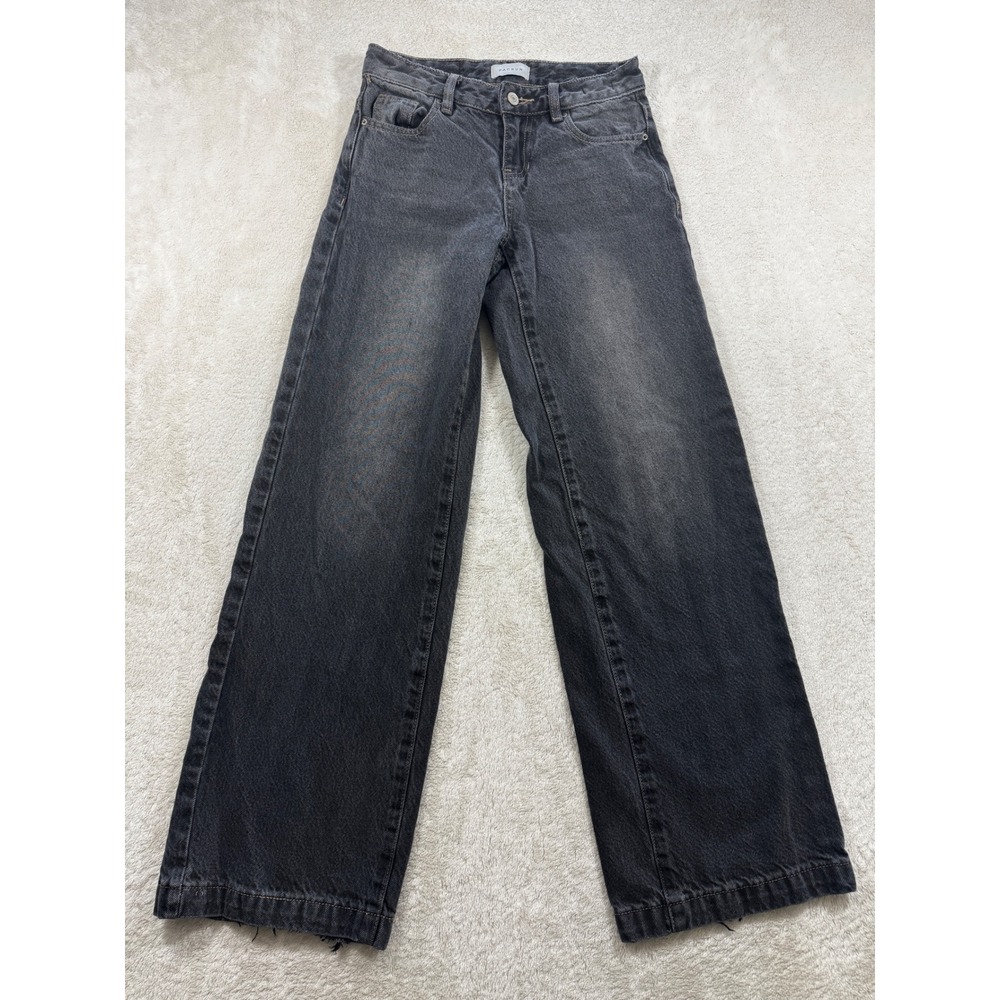 PacSun Womens Casey Low Rise Baggy Black Wash Jeans 22‎ Meas: 26x31.5